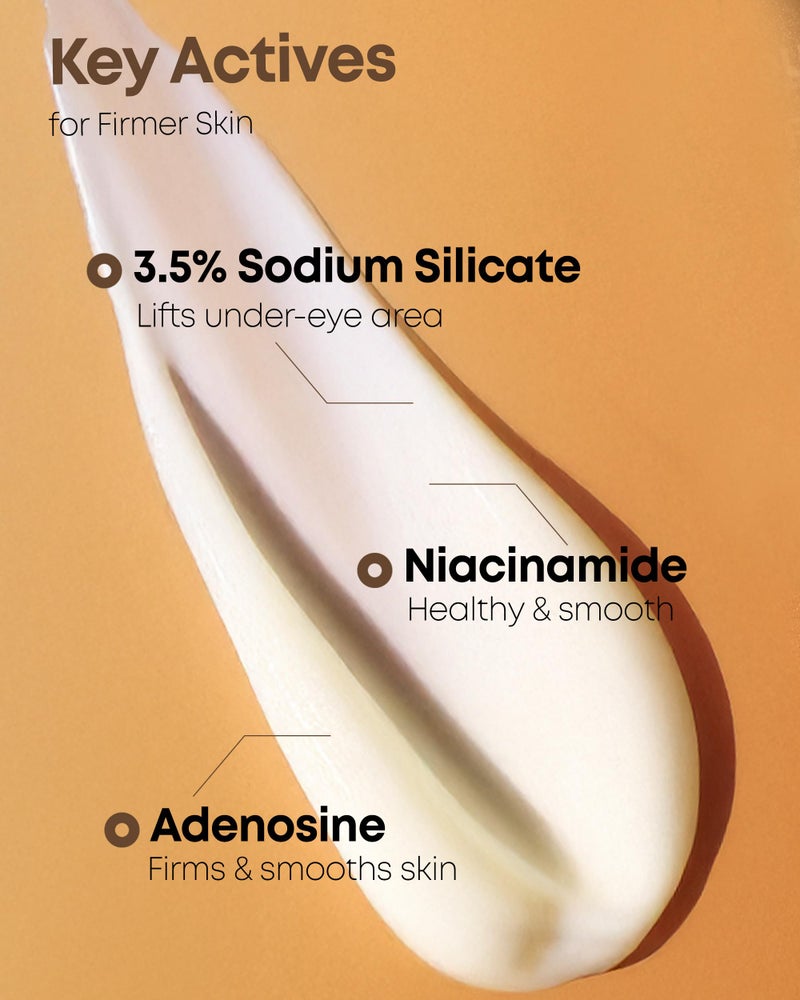 نايلس كريم العين ناينليس إيفر-يوث ثنائي التأثير، عناية كورية بالبشرة، تقنية شد فورية لعيون مشدودة مع النياسيناميد والأدينوزين وحمض الهيالورونيك والسيراميدات للخطوط الدقيقة والهالات السوداء والانتفاخات. 0.5 أونصة سائلة - Image 3